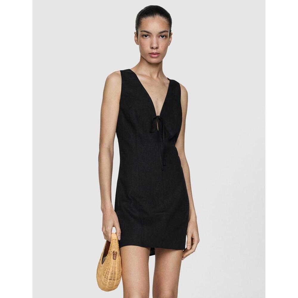 Stylish MNG Black Mini Dress‎ - Size 2